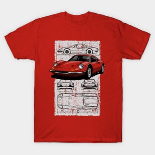 My drawing of the iconic Italian sports car T-Shirt